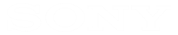 sony logo white